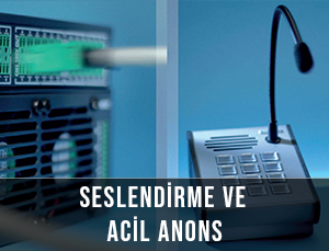 Seslendirme ve Acil Anons